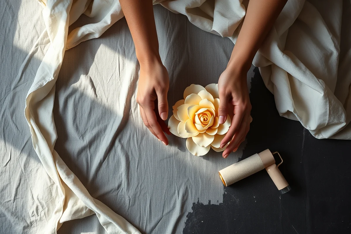 diy flower accent wall — Diy Flower Accent Wall (the finished result)