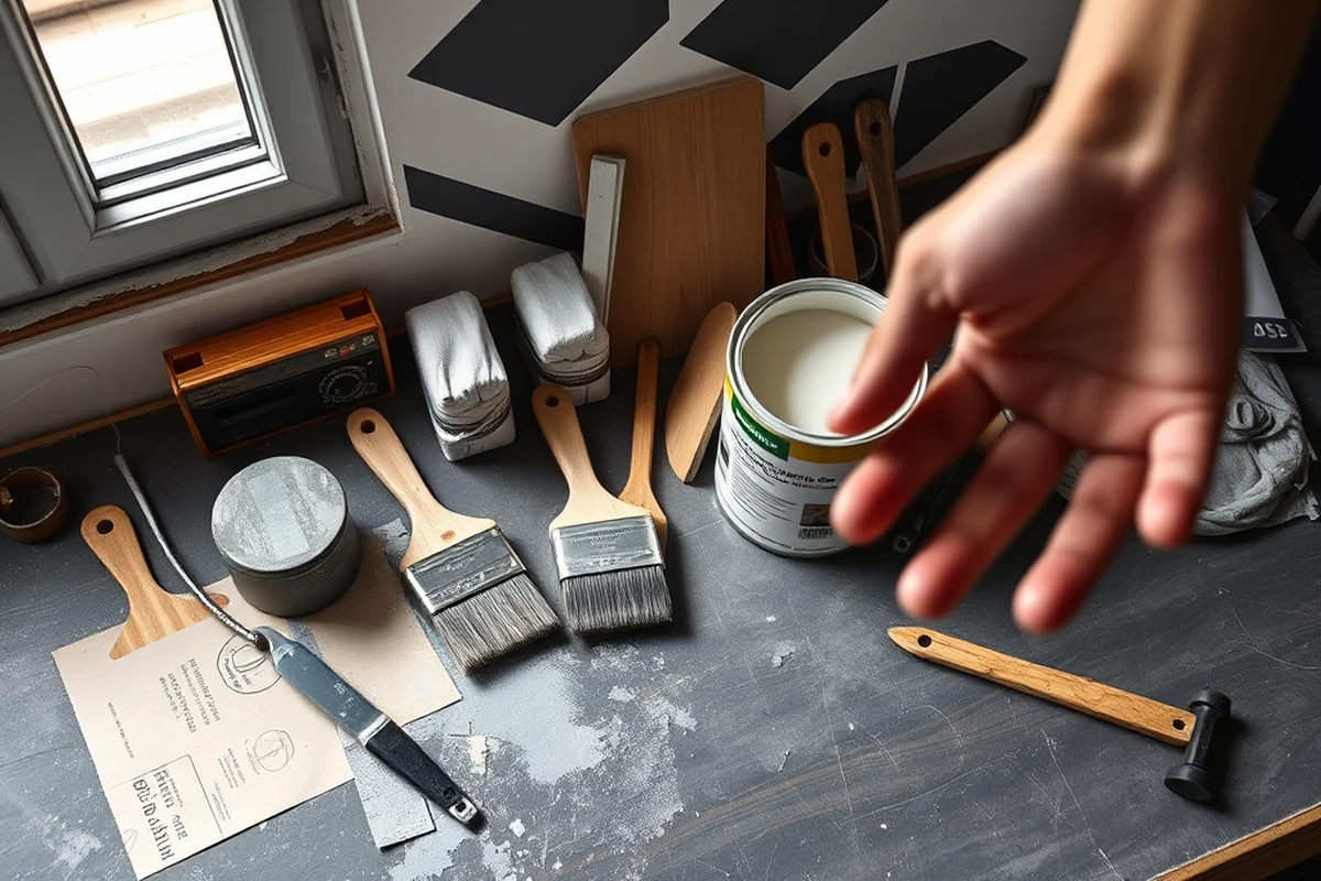 diy geometric accent wall paint โ Diy Geometric Accent Wall Paint (the finished result)
