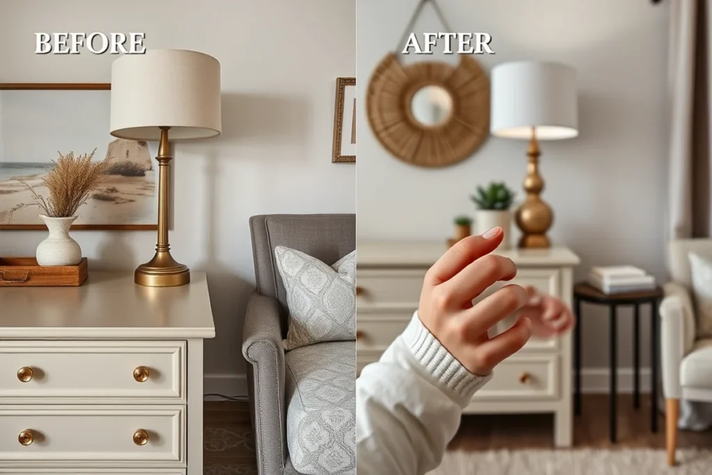 Floor Lamp With Accent Table Threshold