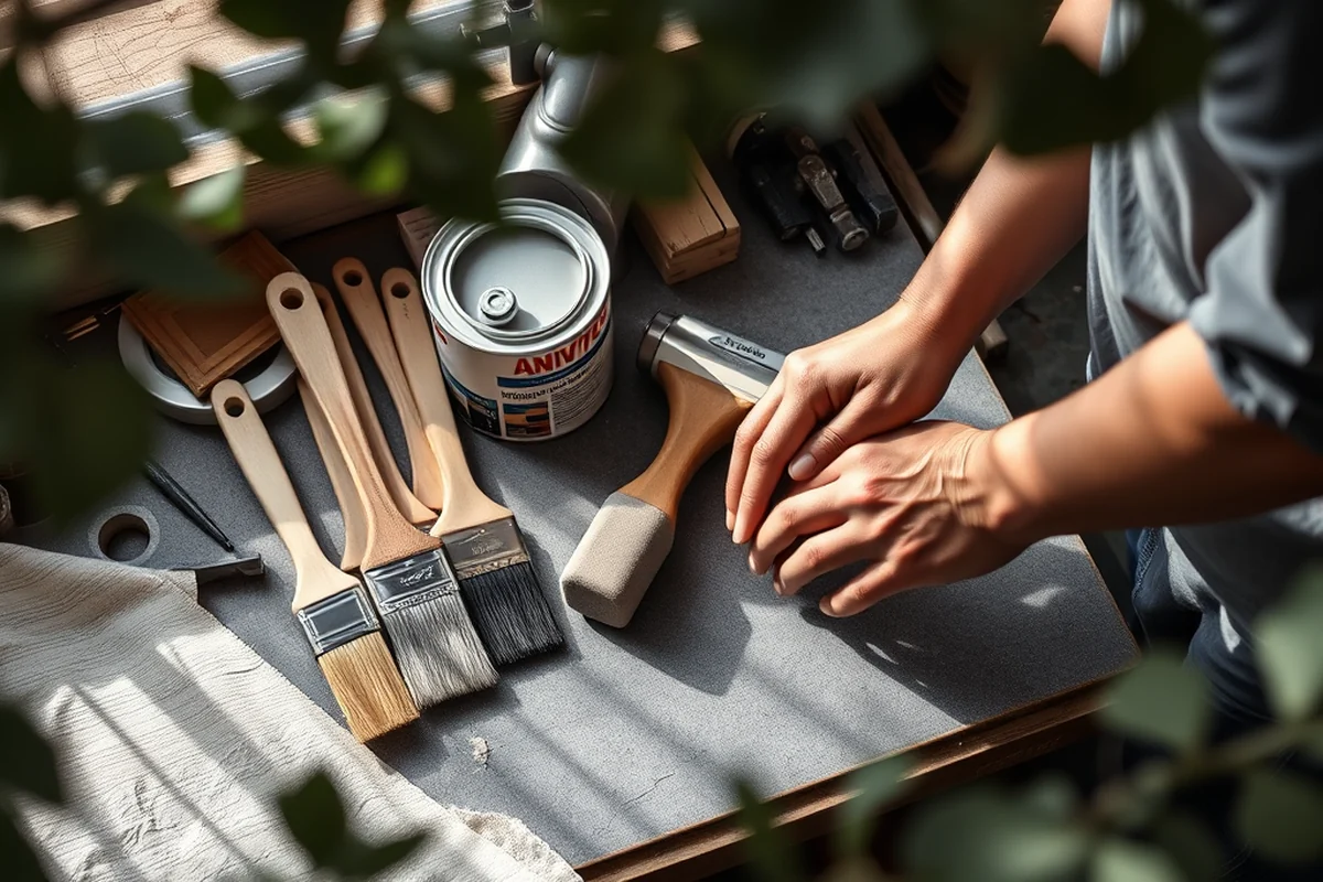 how to make cement table top — How To Make Cement Table Top (the finished result)