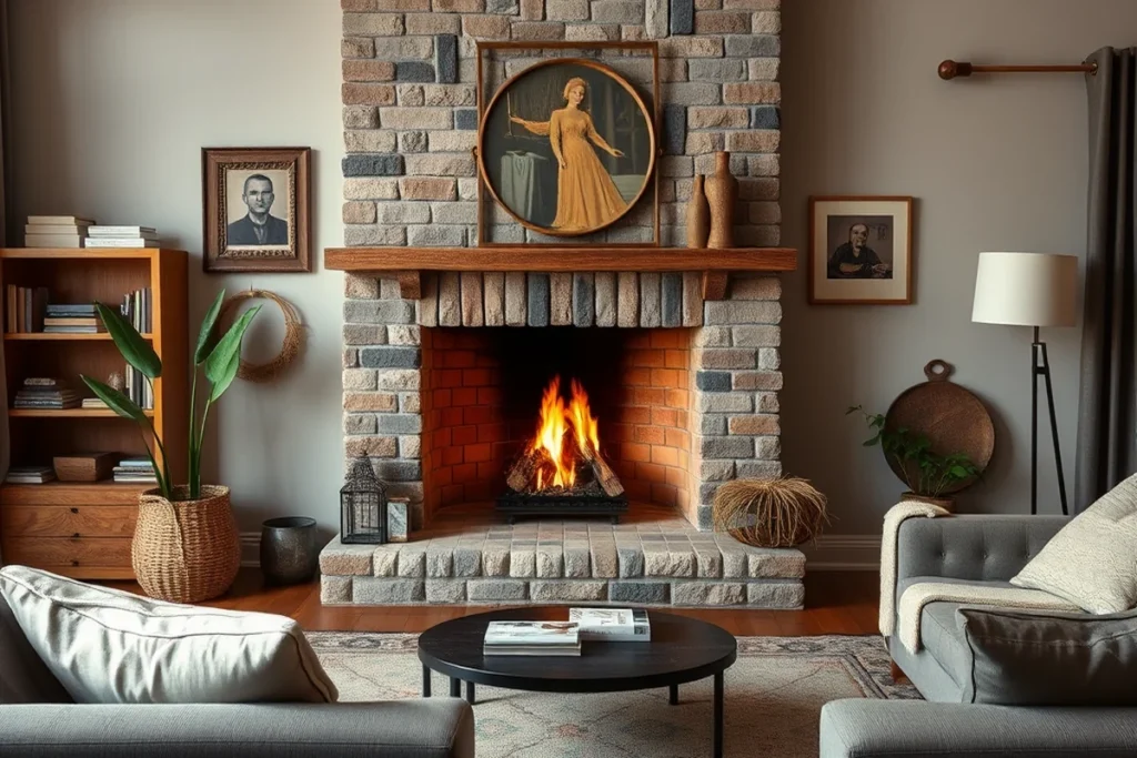 Accent Wall For A Fireplace